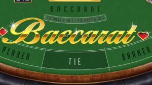 Live casino baccarat